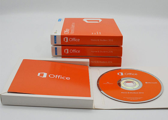 DVD KeyCard de Retail With de la lengua de Microsoft Office 2016 del hogar multi y del estudiante