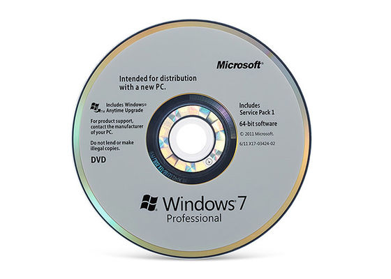 Lengua multilingüe del sistema operativo de Windows 7 de la llave de la licencia con el paquete completo del DVD