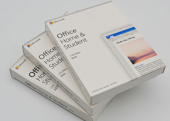 Hogar de Microsoft Office y llave de la licencia del estudiante 2019 para la PC/el mac